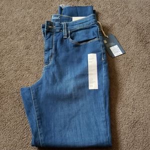 High Rise Skinny Jeans with fringe